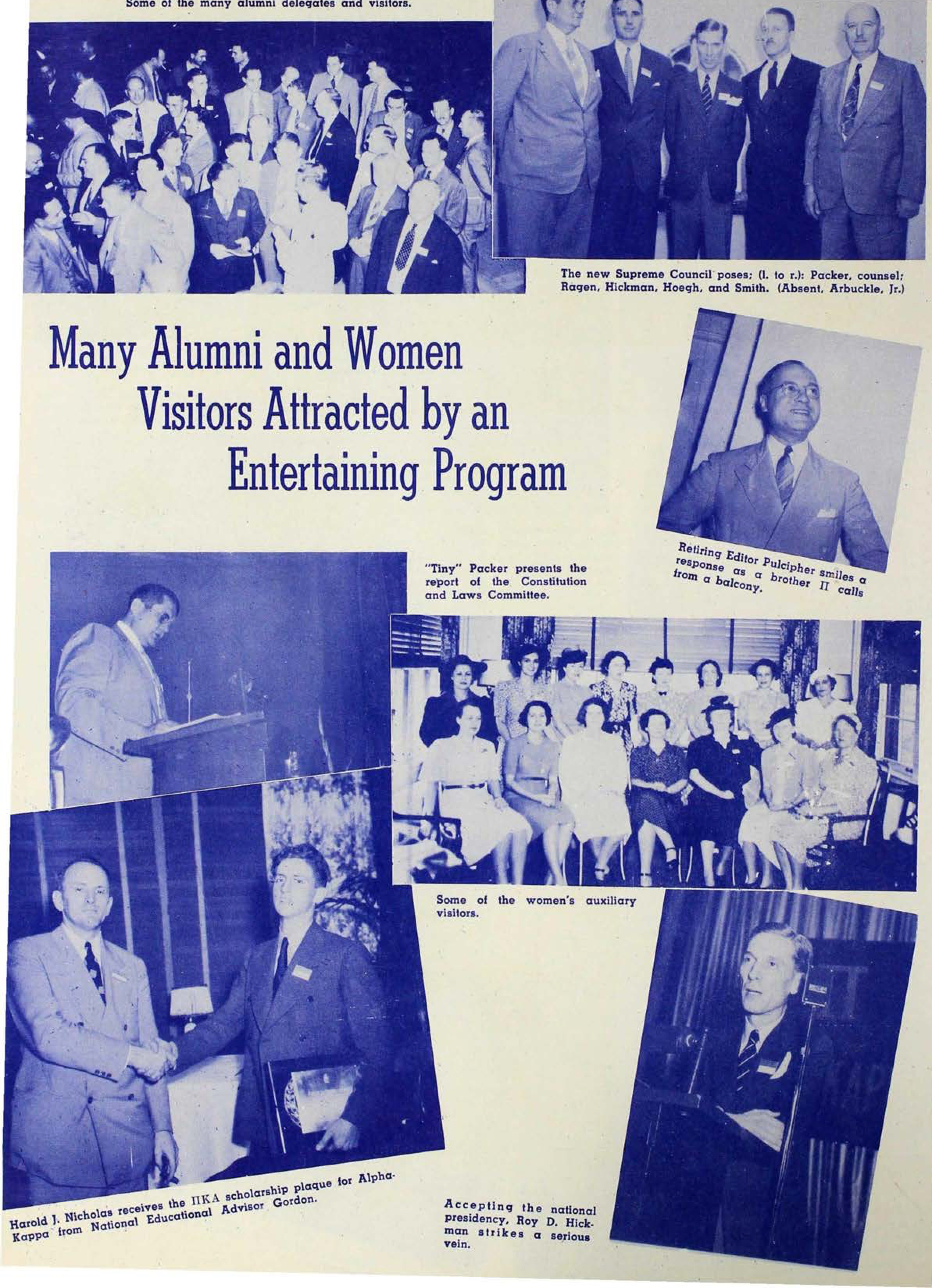 Many Alumni And Women Visitors Attracted By An Entertaining Program